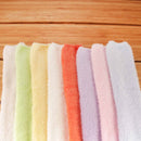 The elastic cuff at the opening of the sock allows for a nice snug fit on your leg.