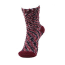 Women's Fuzzy Striped Knobby Socks