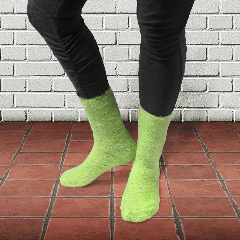 Wear these socks when walking on cool wood floors in the winter time to keep your feet from getting cold