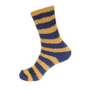 Team Spirit Striped Fuzzy Socks