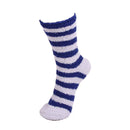 Team Spirit Striped Fuzzy Socks
