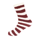 Team Spirit Striped Fuzzy Socks