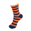 Team Spirit Striped Fuzzy Socks