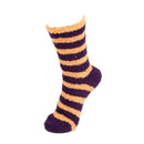Team Spirit Striped Fuzzy Socks