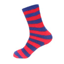 Team Spirit Striped Fuzzy Socks