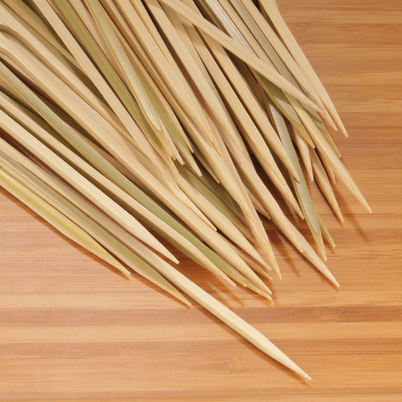 bamboo paddle picks skewers tips