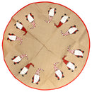 39" Round Christmas Tree Skirt Floor Base Cover