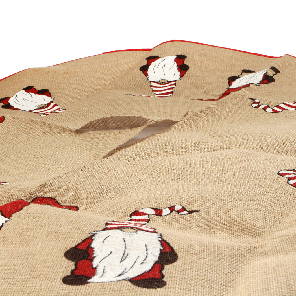 39" Round Christmas Tree Skirt Floor Base Cover Slit in the center