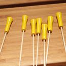 golf tee bamboo sports picks yellow
