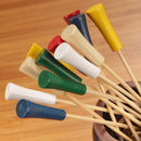 golf tee bamboo sports picks assorted display
