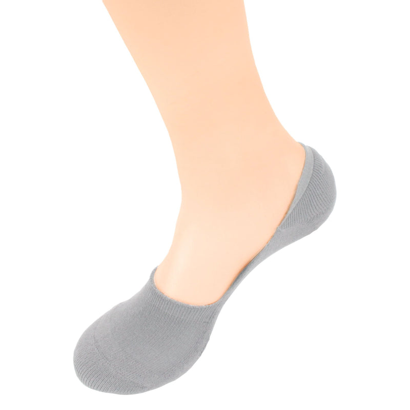 Bamboo Fiber Invisible Socks No show Loafer Sock with Anti-Slip silicon  grip Stokin Low Cut