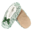 Women's Sequin Non-Slip Lined Furry Slippers: 1 Pair