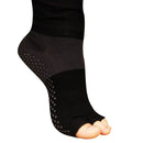 womens grey bamboo yoga socks