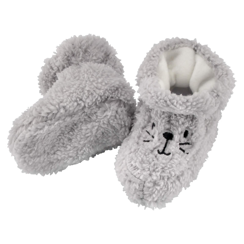 grey dog cat infant baby slippers nonslip