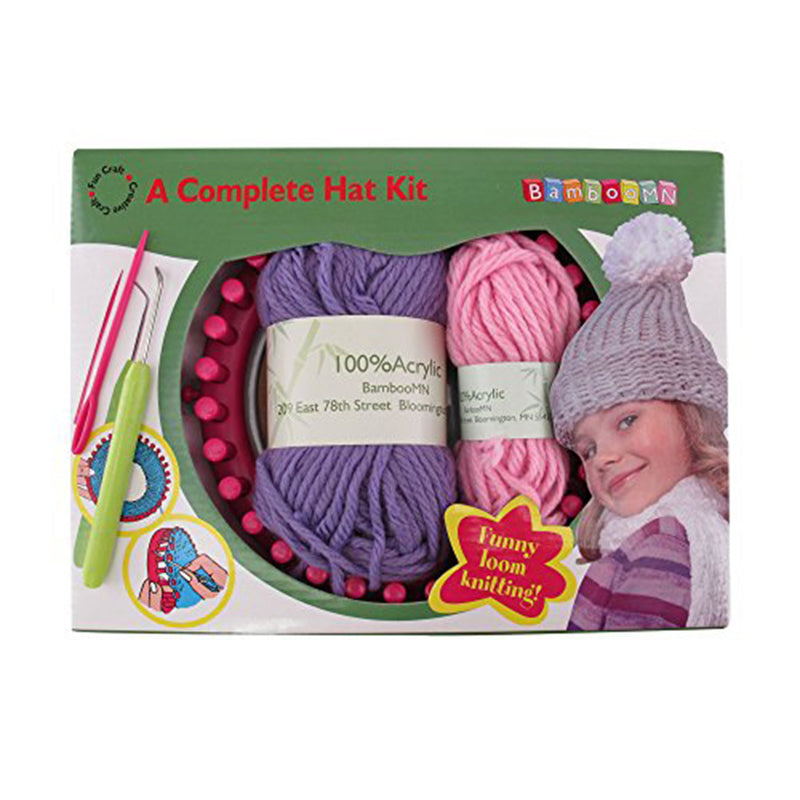 Kid's Complete Loom Knitting Hat Kit