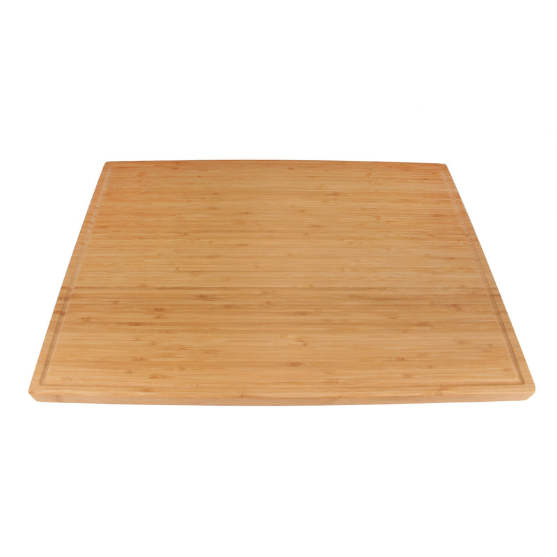 Heavy Duty Bamboo Cutting Board Carbonized Brown Front