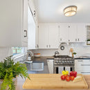 Heavy Duty 24" x 12" x 1" Bamboo Cutting Board Life Style Kitchen Perspective