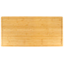 Heavy Duty 24" x 12" x 1" Bamboo Cutting Board Front