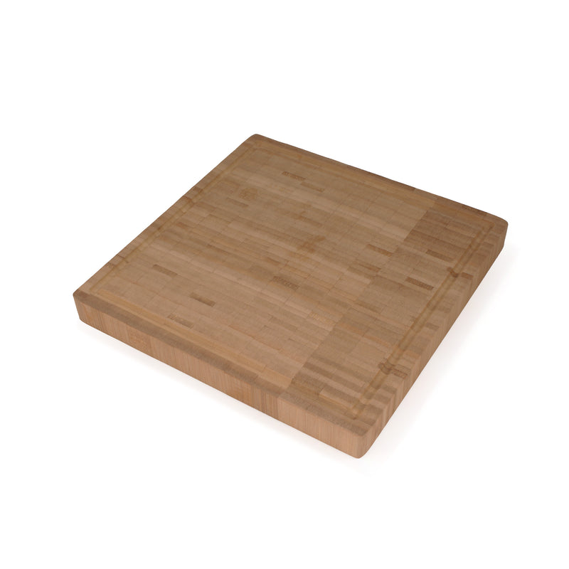 bamboo end grain cutting board 10x10 side