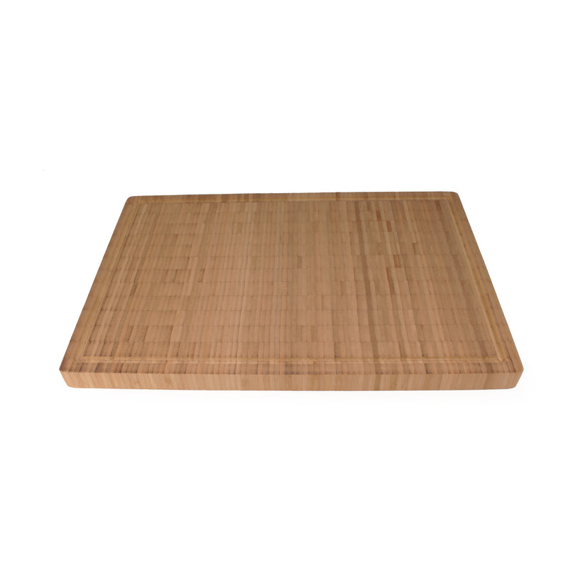bamboo end grain cutting board 16.9x11.75