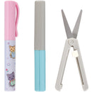 Mini Pen-Style and Push Portable Safety Scissors Set