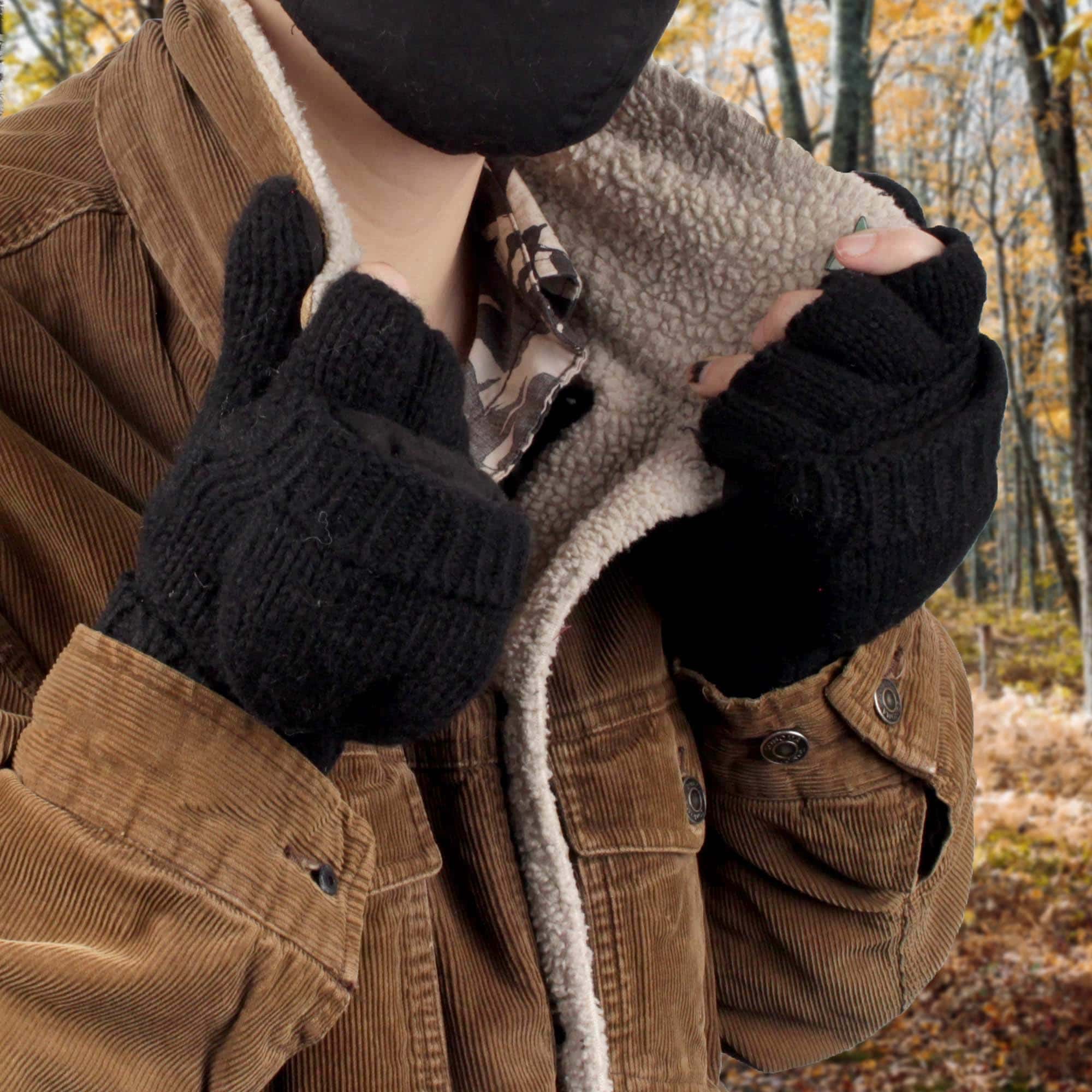 black-glove-outside