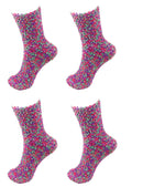 Assorted Fuzzy Knobby Socks