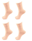 Assorted Fuzzy Knobby Socks