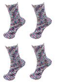 Assorted Fuzzy Knobby Socks