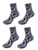 Assorted Fuzzy Knobby Socks