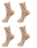 Assorted Fuzzy Knobby Socks