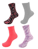 Assorted Fuzzy Knobby Socks