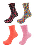Assorted Fuzzy Knobby Socks