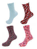 Assorted Fuzzy Knobby Socks