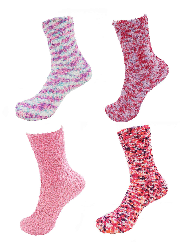 Chirpy Socks Fuzzy Knobby Socks - Super soft and unique knobby texture with multi color designs