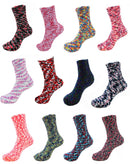 Assorted Fuzzy Knobby Socks
