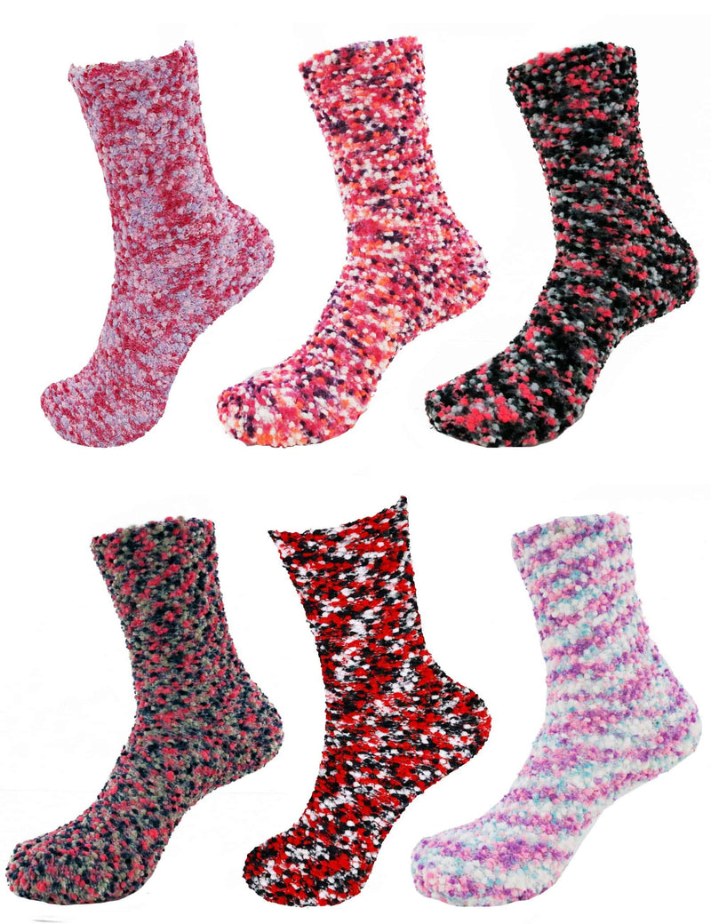 Assorted Fuzzy Knobby Socks