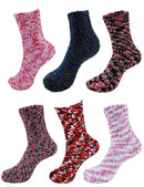 Assorted Fuzzy Knobby Socks