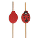 ladybug bug animal bamboo picks tops