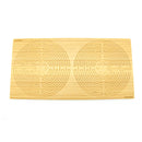 large rectangle bamboo finger labyrinth 7 circuit chartres style natural