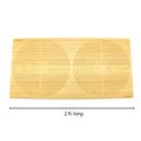 large rectangle bamboo finger labyrinth 7 circuit chartres style natural size