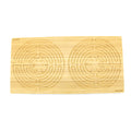 large rectangle bamboo finger labyrinth 7 circuit chartres style natural