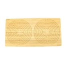 large rectangle bamboo finger labyrinth 7 circuit chartres style natural