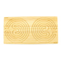 large rectangle bamboo finger labyrinth 7 circuit cretan style natural