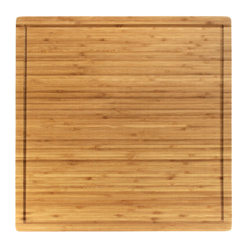 Bamboo Cutting Board Square - Grooved/Flat 20" x 20" x 0.75"