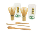 2 matcha whisks and utensil set