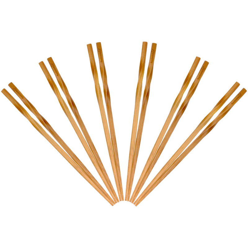 Bamboo Twisted Chopsticks