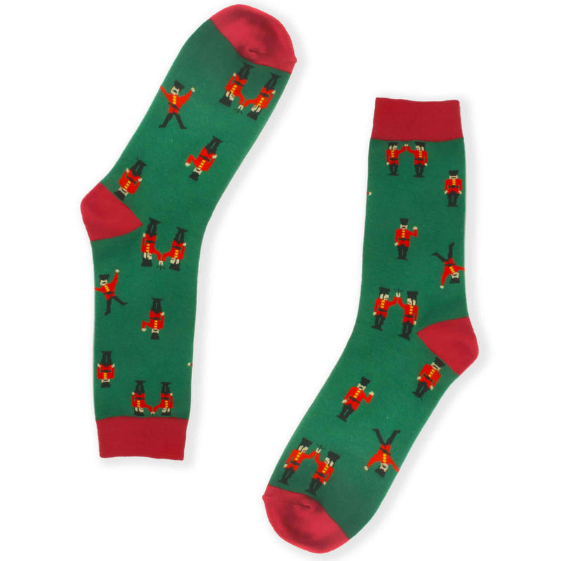 Colorful and stylish X-mas designed socks for men look great every holiday season. 