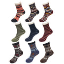 Men's double layer thermal cabin socks assortment