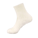 Women's Fuzzy Featherlight Socks with Grips - 4 Pairs